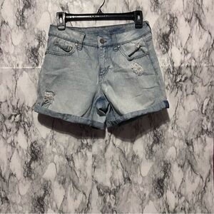 Sound/Style Light Blue Denim Women's Shorts